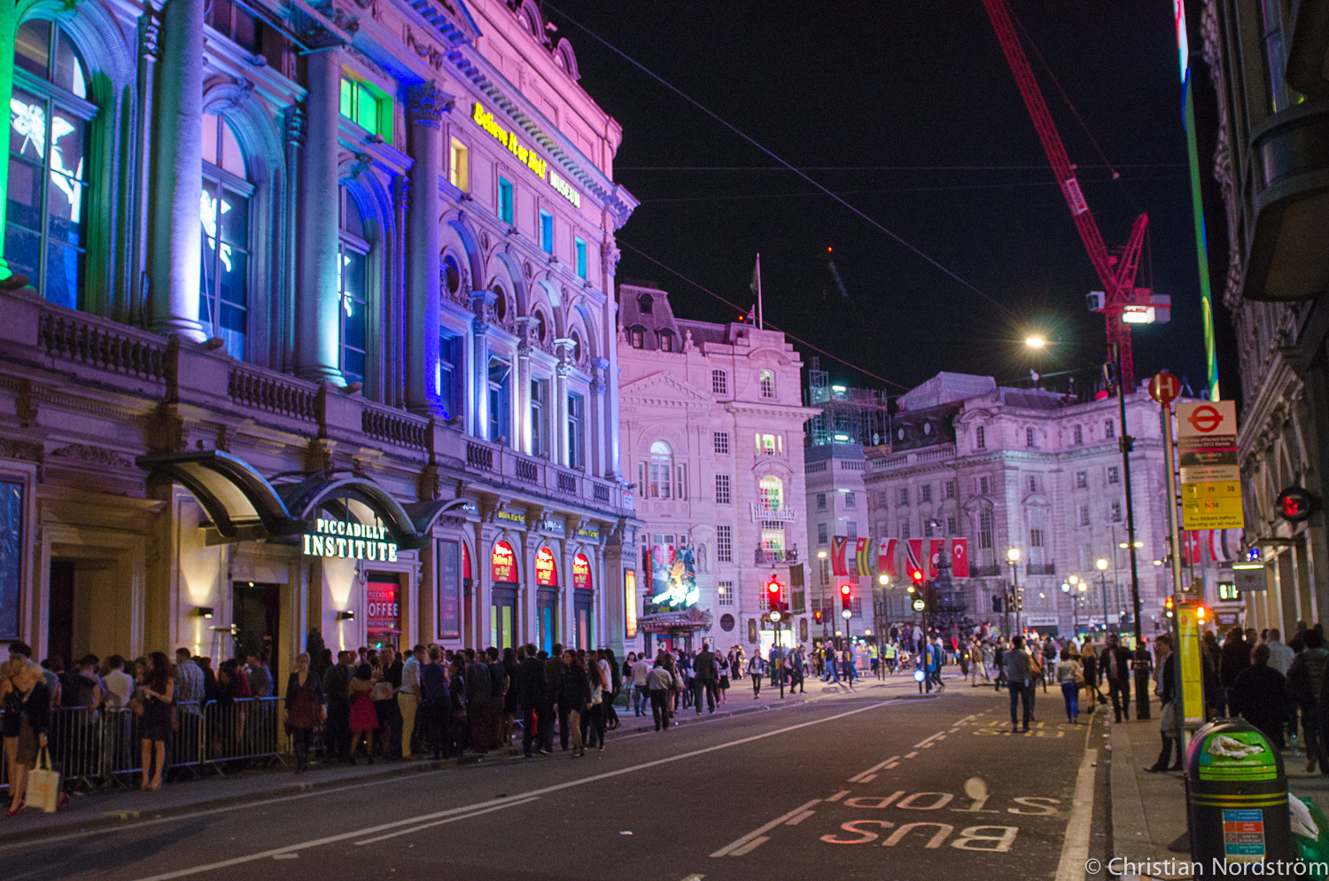 At the Picadilly Circus