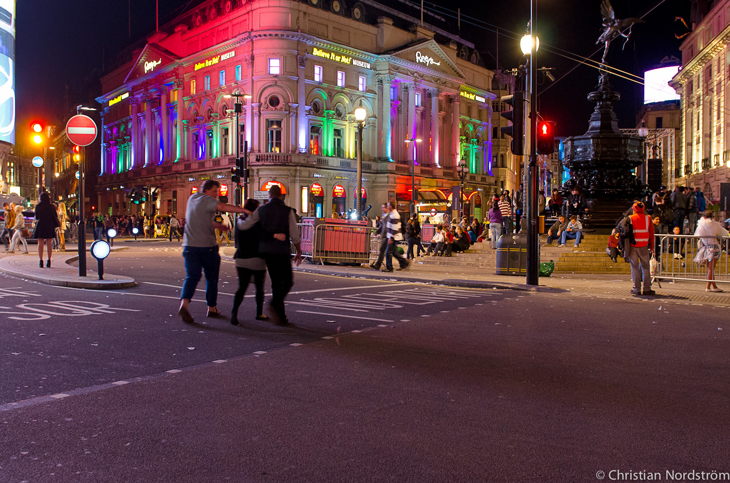 At the Picadilly Circus